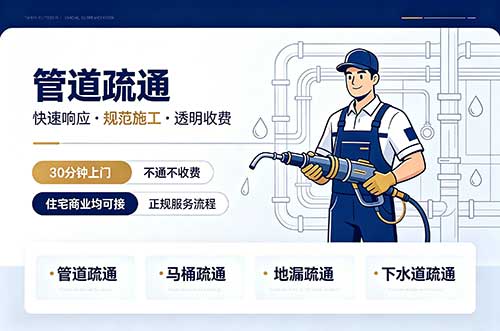 黄岛管道疏通