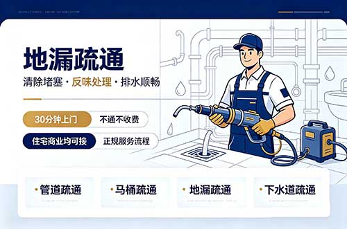 黄岛地漏疏通