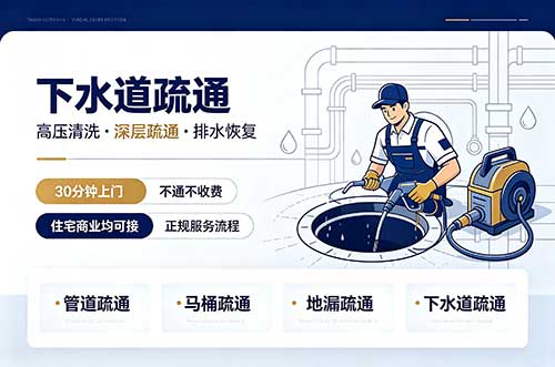 黄岛下水道疏通